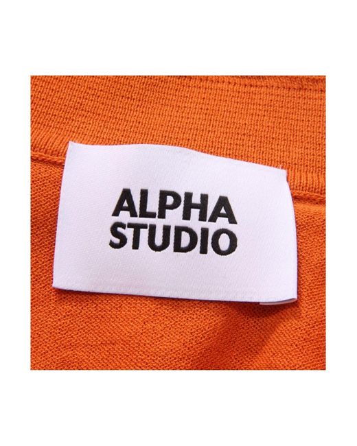 Polo Alpha Studio de hombre de color Orange