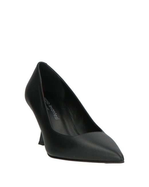 Sergio Levantesi Black Pumps Leather