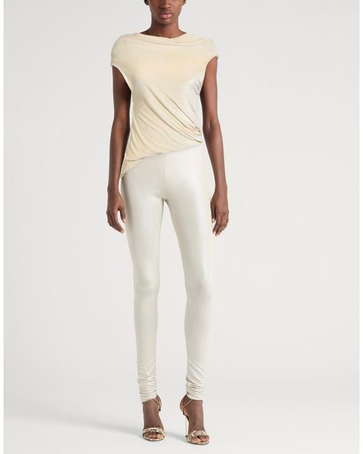 Rick Owens Natural Top Viscose, Polyamide