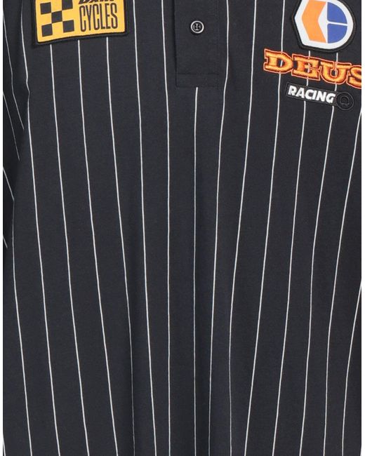 Deus Ex Machina Poloshirt in Black für Herren