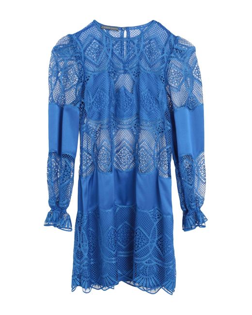 Vestito Corto di Alberta Ferretti in Blue