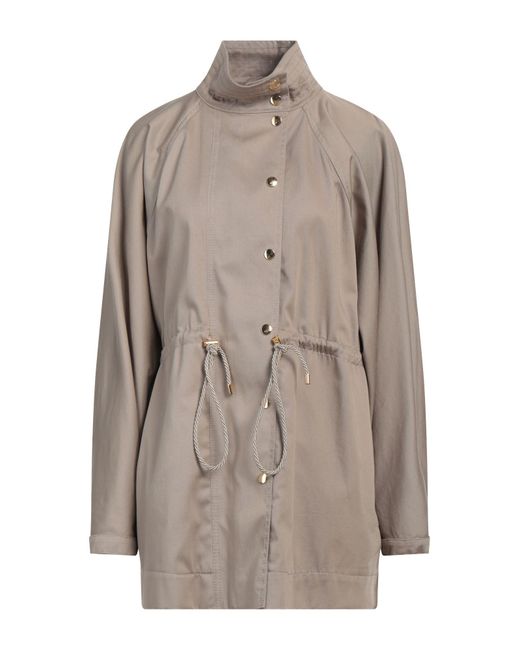 Patou Gray Overcoat & Trench Coat