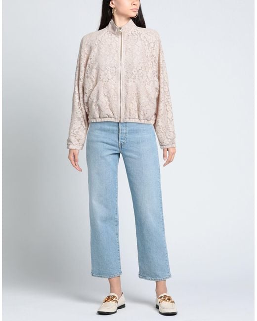 Pinko C-clique White Sweatshirt