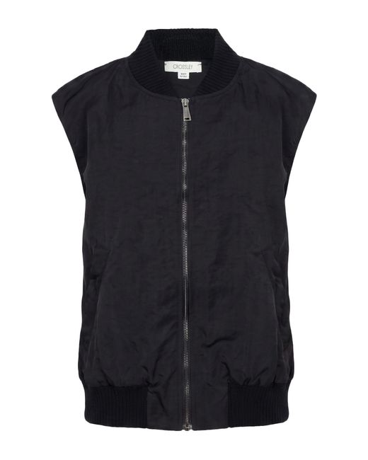 Crossley Black Vest Wool, Polyamide