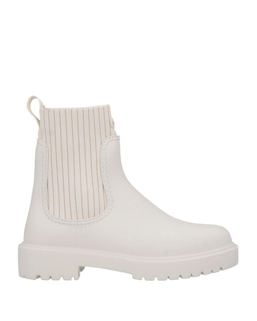 Unisa White Ankle Boots