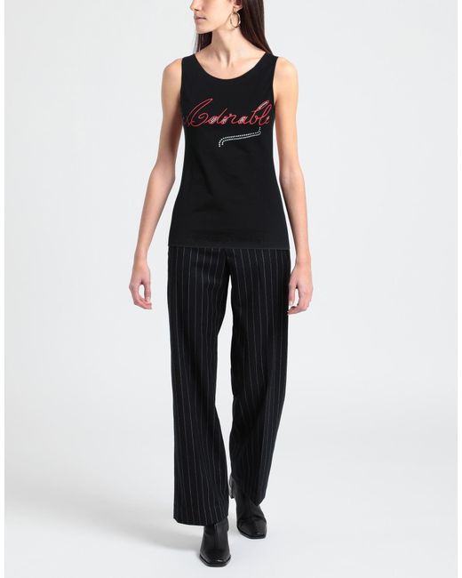 Anna Molinari Black Tank Top