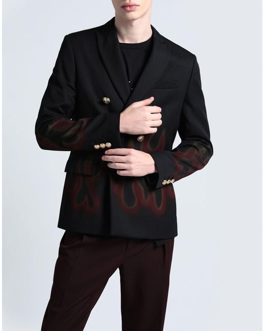 Palm Angels Black Blazer for men