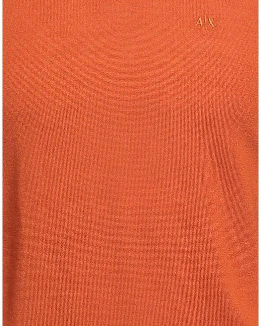 ARMANI EXCHANGE Orange Jumper for men