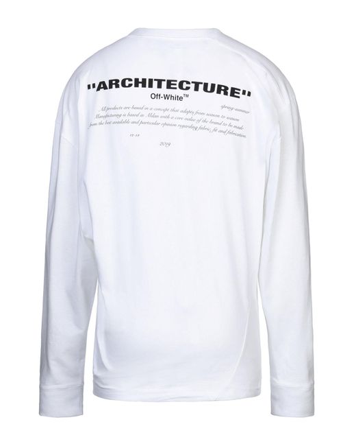 Off-White c/o Virgil Abloh T-shirt in White for Men - Lyst