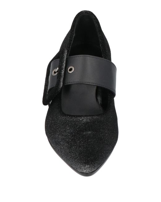 Pollini Black Ballet Flats