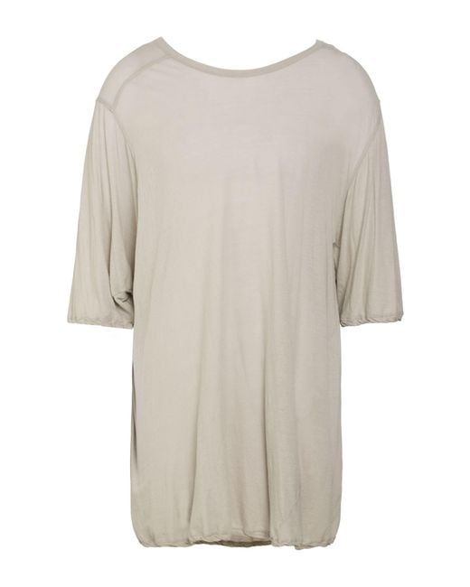 Rick Owens Natural T-Shirt Cotton for men