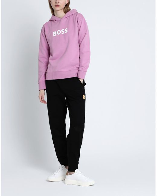 Boss Pink Light Sweatshirt Cotton