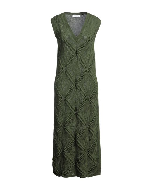 Fabiana Filippi Green Midi-Kleid