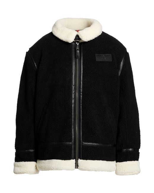 Alpha Industries Black Shearling & Teddy for men