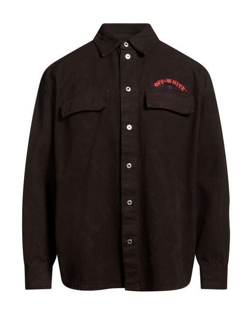 Off-White c/o Virgil Abloh Black Jacket Cotton for men