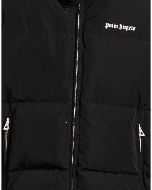 Palm Angels Black Vest Polyamide, Polyester for men
