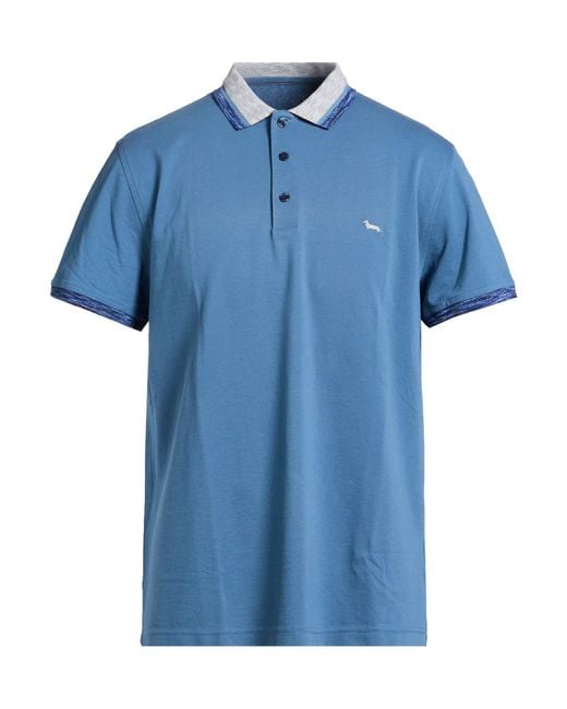 Harmont & Blaine Blue Polo Shirts for men