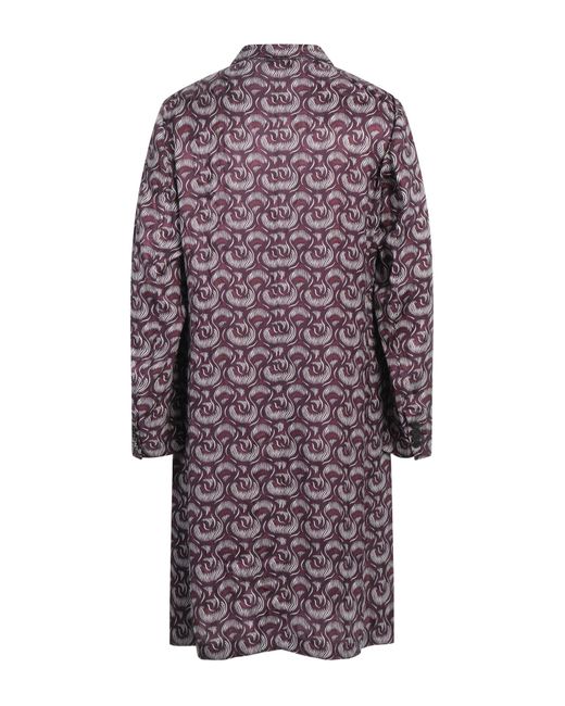 Dries Van Noten Purple Overcoat & Trench Coat for men