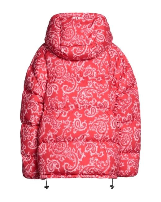 Piumino di MSGM in Red