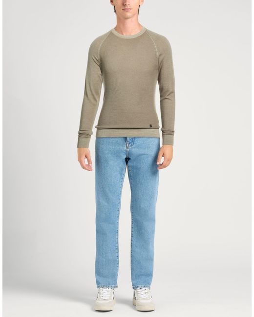 Liu Jo Natural Military Sweater Wool for men