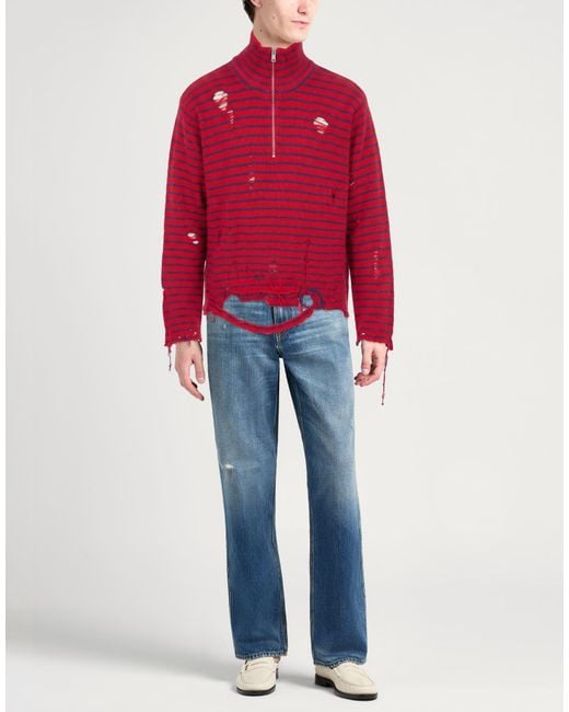 Pullover McQueen de hombre de color Red