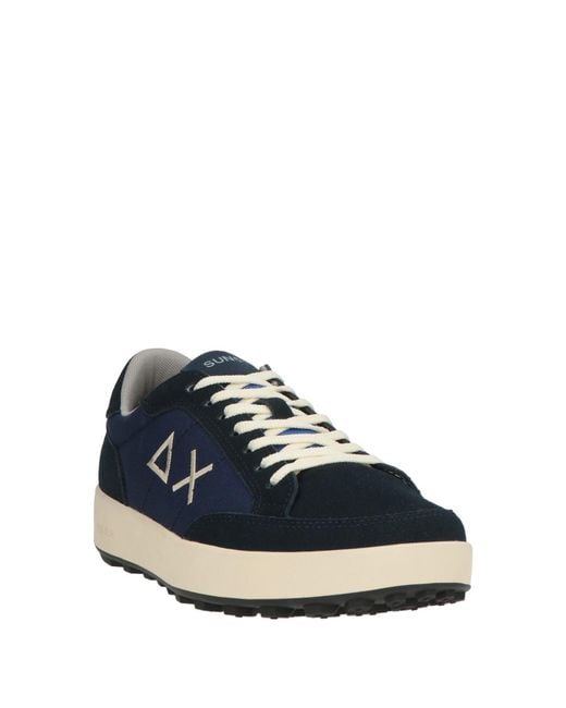 Sun 68 Blue Trainers for men