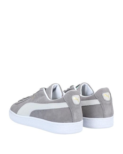 puma grey sneakers