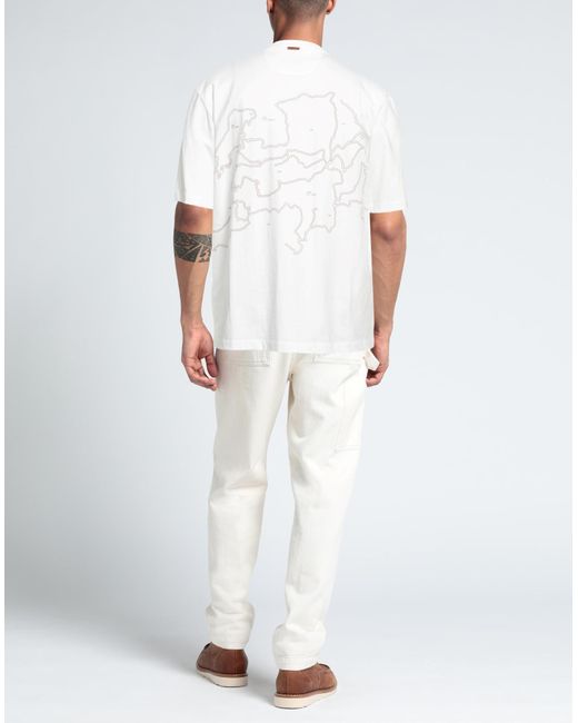 Zegna T-shirts in White für Herren