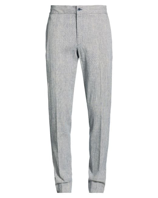 GTA IL PANTALONE Gray Pants Cotton, Linen, Elastane for men
