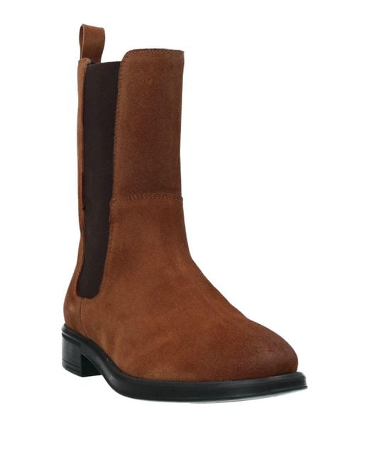 CafeNoir Brown Ankle Boots