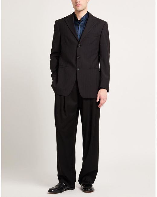 Versace Black Blazer Wool for men