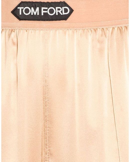 Tom Ford Natural Pants Silk, Elastane