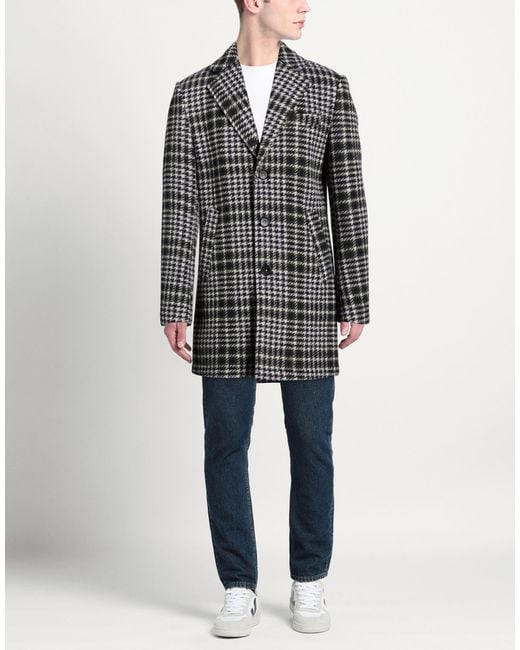 Manuel Ritz Gray Coat for men