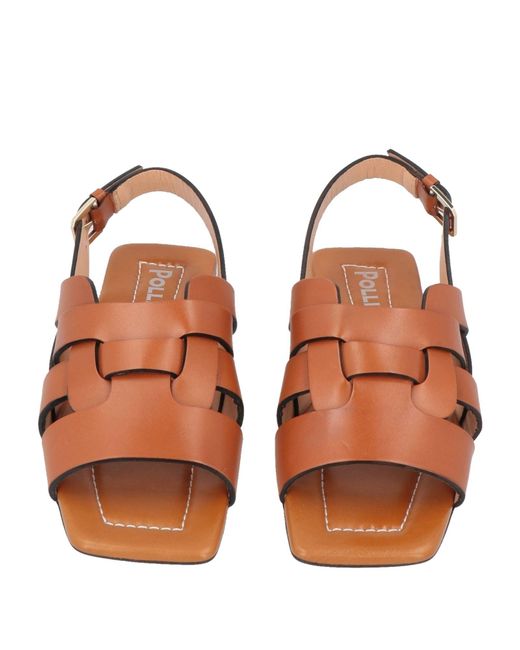Pollini Brown Sandals