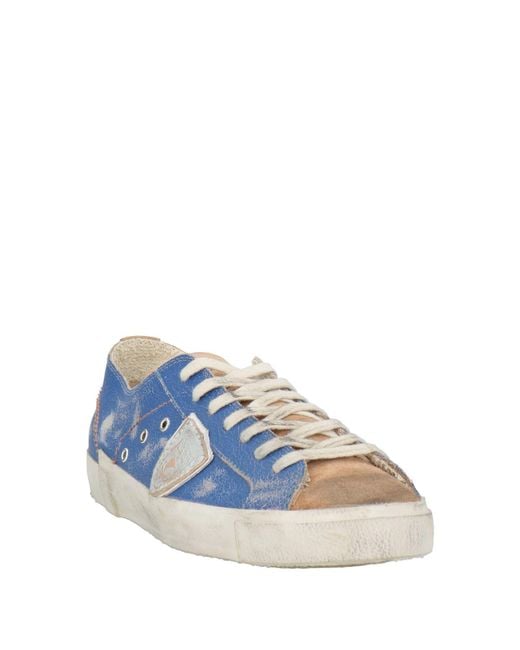 Philippe Model Blue Trainers for men