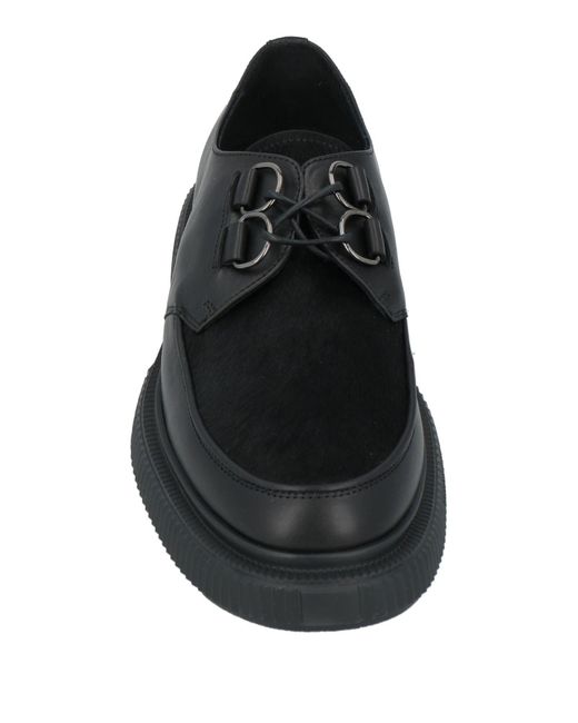 MICH SIMON Black Lace-up Shoes for men