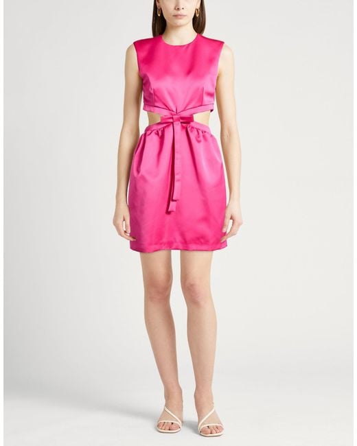 Semicouture Pink Mini Dress