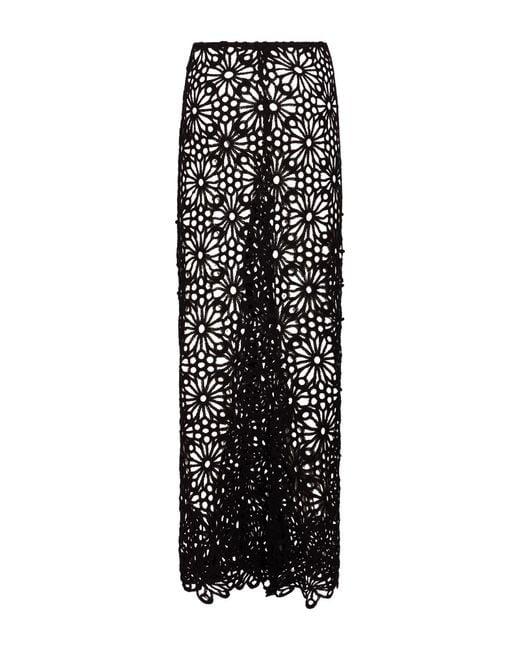 Norma Kamali Black Maxi Skirt