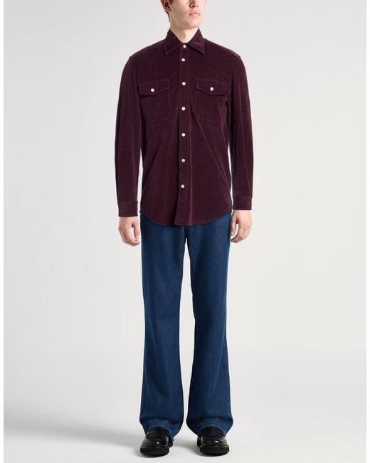 Boglioli Purple Shirt for men