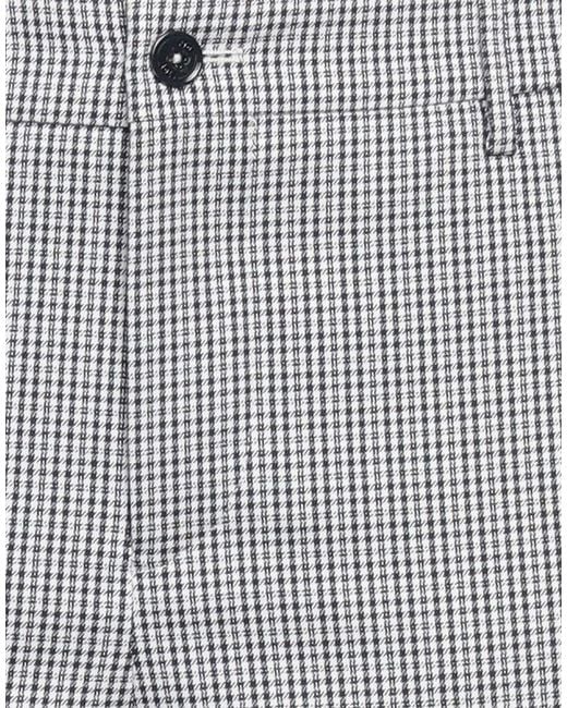 PT Torino Gray Pants Cotton, Polyamide, Elastane