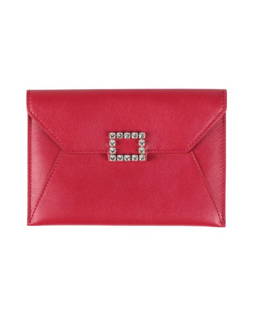 Portadocumentos Roger Vivier de color Red