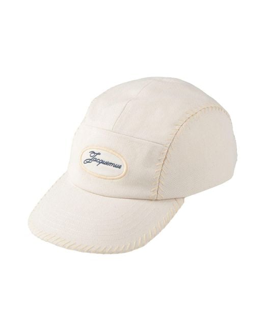 Jacquemus White Hat Cotton for men