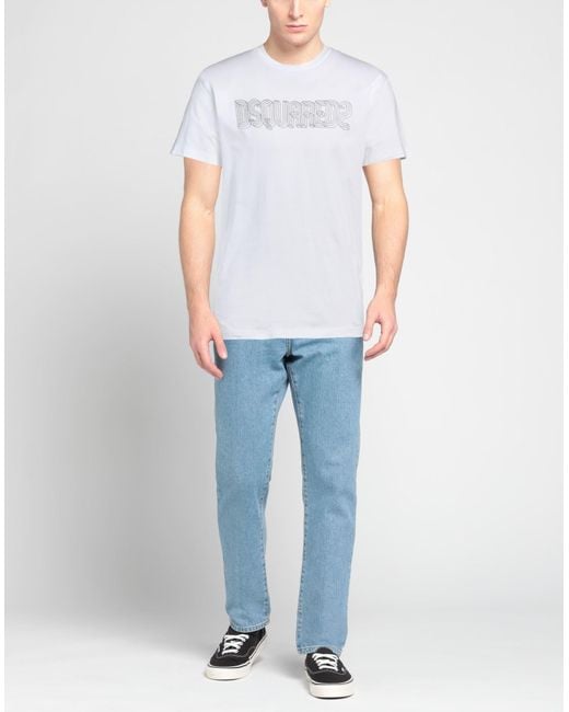 DSquared² White T-shirt for men