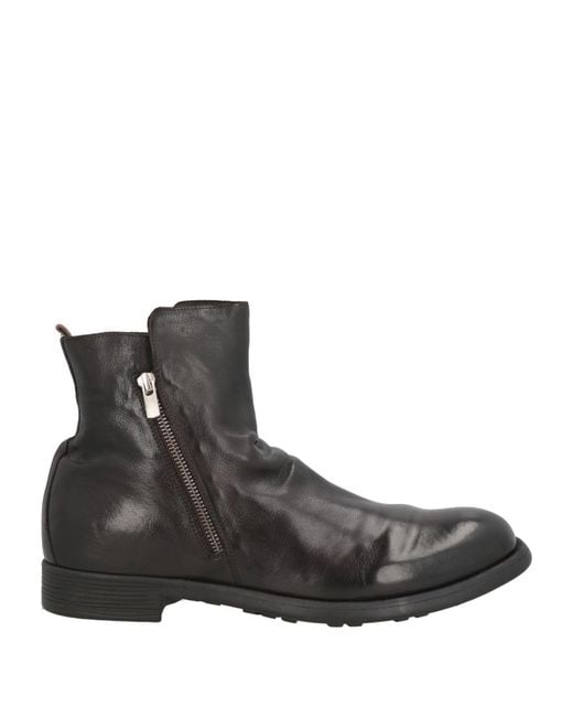 Officine Creative Brown Ankle Boots for men