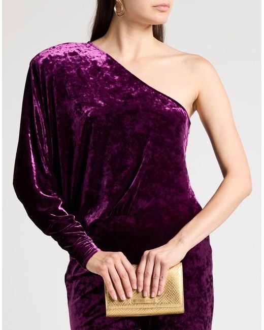 Alexandre Vauthier Purple Jumpsuit