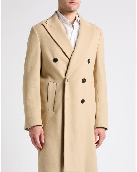Brian Dales Natural Coat Wool, Polyamide for men