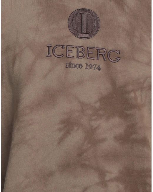 Sudadera Iceberg de hombre de color Brown