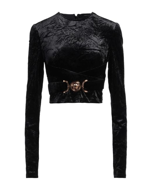 Top Versace en coloris Black