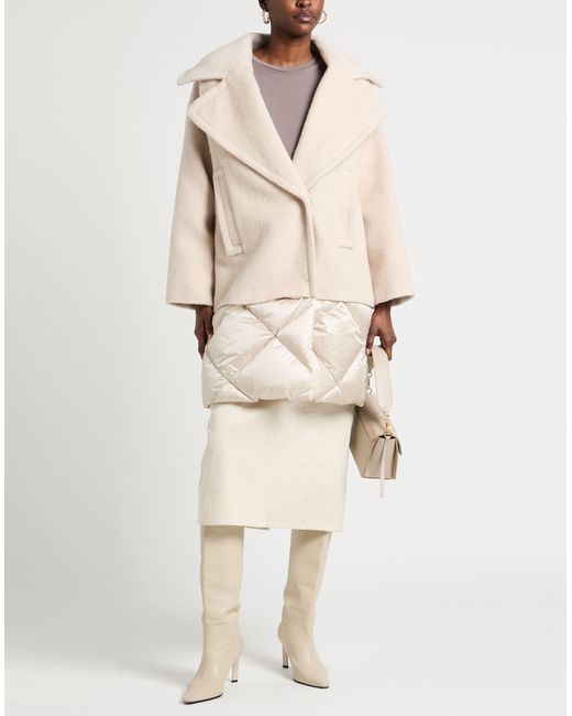 SEVENTY VENEZIA White Puffer Wool, Alpaca Wool, Mohair Wool, Polyamide