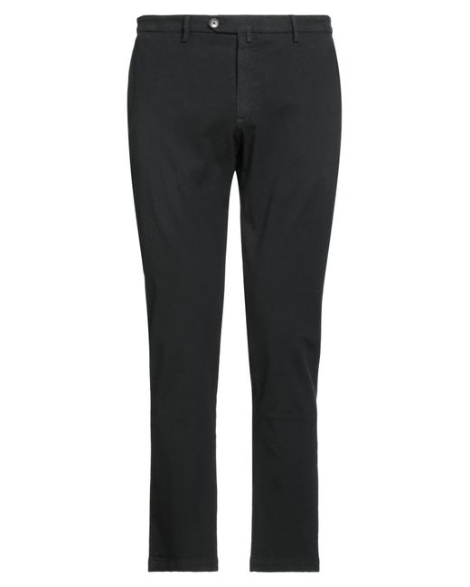 Briglia 1949 Black Pants Cotton, Elastane for men